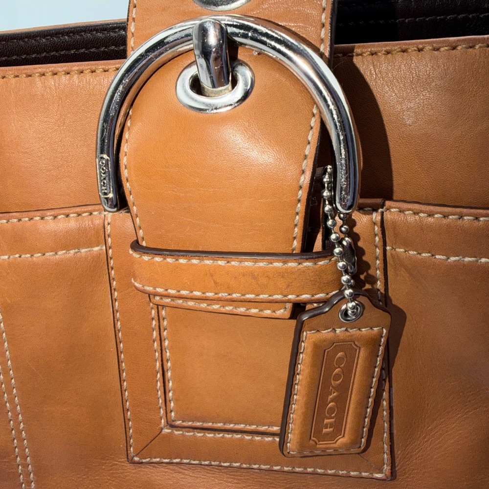 Coach Soho Tan Leather  Buckle Shoulder Bag 7548 - Picture 14 of 14